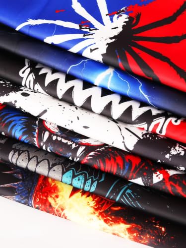 Mens Graphic Hoodies Sweatshirt, Wolf Spider Camo Anime Cool Pullover