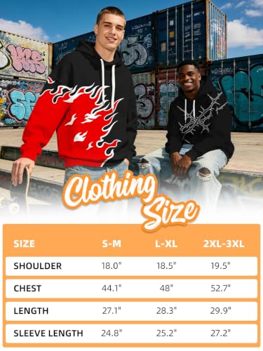 Mens Graphic Hoodies Sweatshirt, Wolf Spider Camo Anime Cool Pullover