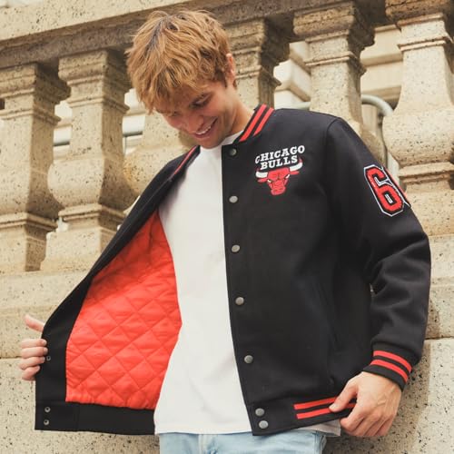 Ultra Game Men’s NBA Official Game Time Varsity Jacket