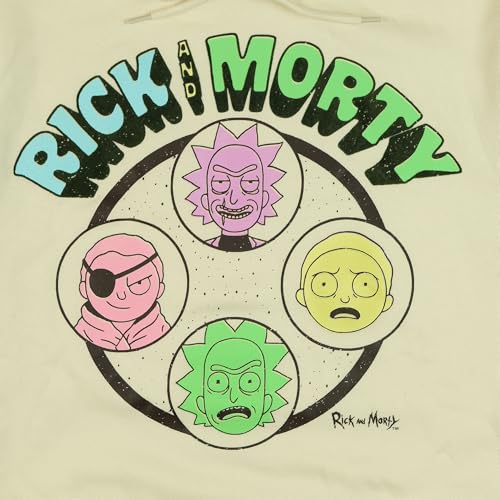 Seven Times Six Rick And Morty Hoodie Men's Portal Long Sleeve Graphic Pullover
