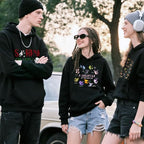 Graphic Hoodies for Men Women, Black Hoodie Men Women, Funny Novelty Pullover Hoodie, Sweatshirt Trendy Hoodies 2026
