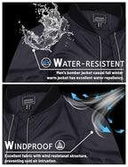 TACVASEN Men's Bomber Jacket Fall Winter Warm Full Zip Windbreaker Jackets