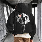 Men's Japanese Streetwear Hoodie Cool Graphic Hoodies Designer Anime Aesthetic Sweatshirt Novelty Printed Pullover