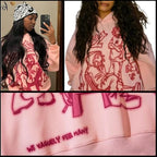 Y2k Hoodie Men Women Aesthetic Graphic Hoodies Pullover Sweatshirt Hip Hop Goth Grunge Harajuku Jacket