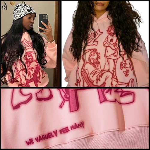 Y2k Hoodie Men Women Aesthetic Graphic Hoodies Pullover Sweatshirt Hip Hop Goth Grunge Harajuku Jacket