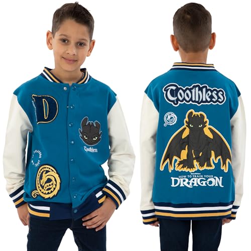How To Train Your Dragon Boys Jacket, Toothless Kids Bomber Jacket, Dragon Jackets For Boys