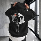 Men's Japanese Streetwear Hoodie Cool Graphic Hoodies Designer Anime Aesthetic Sweatshirt Novelty Printed Pullover