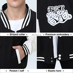 Varsity Jacket Unisex Y2K Embroidered Letterman Bomber Jacket Casual Baseball Jackets