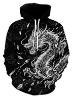 Graphic Hoodies for Men Sweatshirt Pullover Cool Anime Camo Spider Design