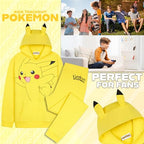 Pokemon Tracksuit Set Boys, Teens, 2 Pc Hoodie Joggers, Anime Hoodie Sweatpants Kids Clothes Teen Apparel, Gifts for Boys