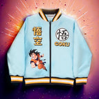 Isaac Morris Limited Dragon Ball Z Boy's Bomber Jacket, Zip-Up Varsity Jacket for Kids and Toddlers