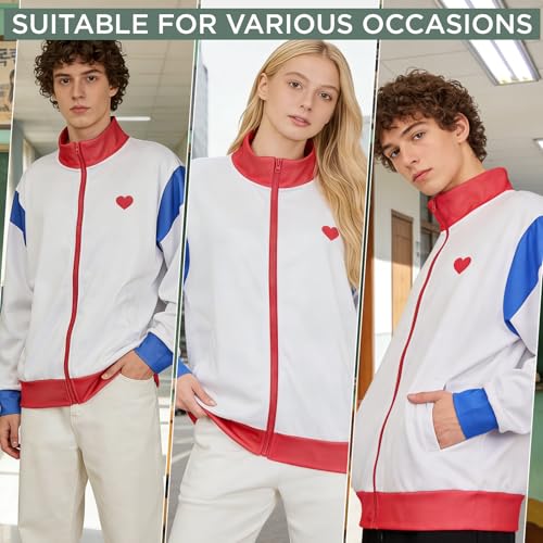 Zombie Costume Jacket Adult Men Women TV Cosplay Sweatshirt Coat Hoodie