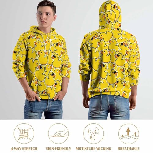 Mens 3D Graphic Hoodies Cool Designs Vintage Sweatshirt Pullover for Men Women