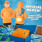 Pokemon Sherpa Fleece Hoodie for Boys, Teens, Ages 7-14, Hooded Zip-Up Sweatshirt, Warm Hoodies, Anime Gifts for Boys