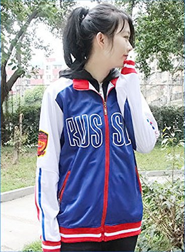 GK-O YURI on ICE Yuri Plisetsky Hoodies Cosplay Jacket Russia