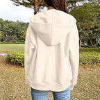 Nantdog Long Sleeve Jackets for Women 2024 Zip Up Y2K Hoodies Fashion Full Zipper Lightweight Sweatshirts Dr