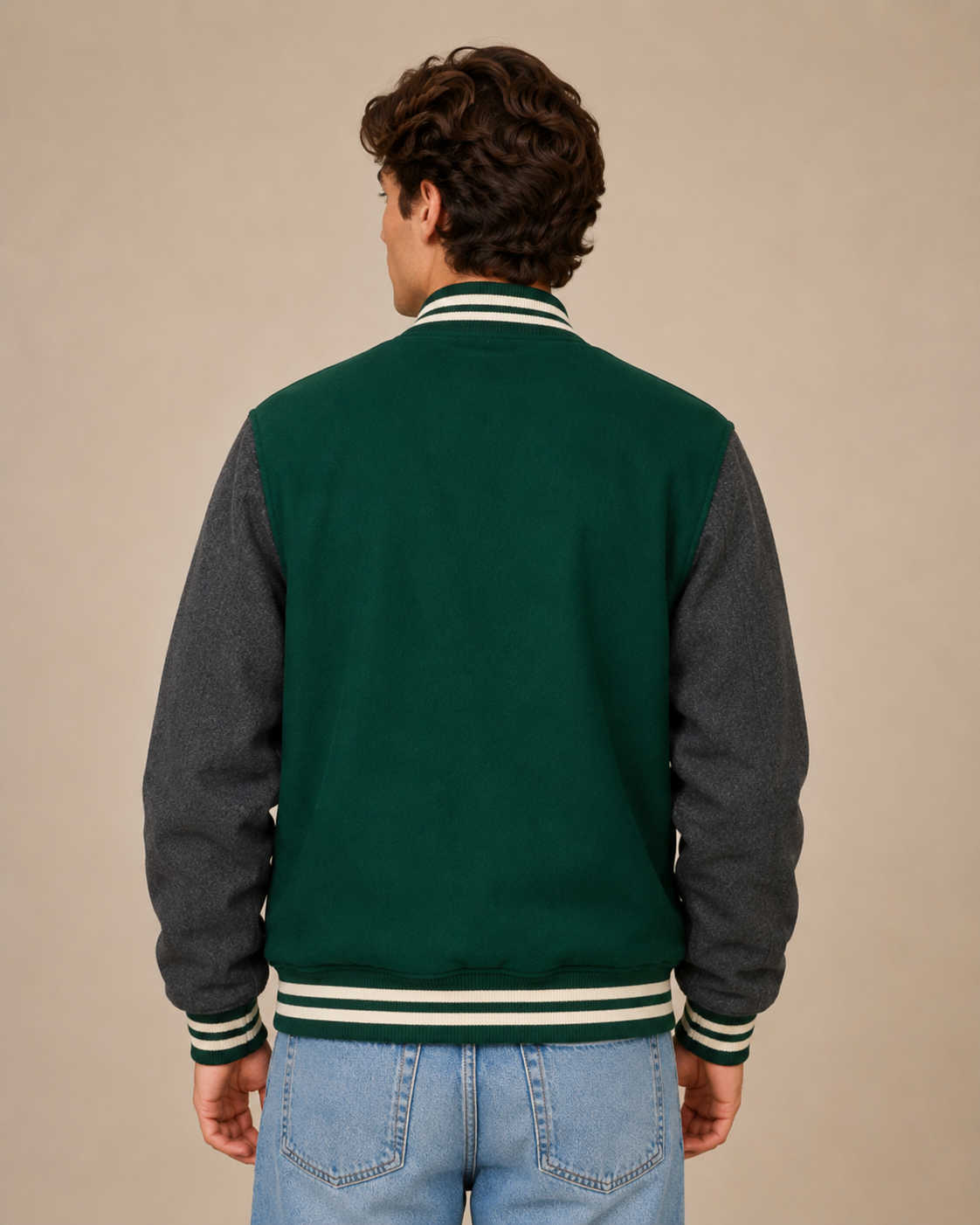 Daniel Jack – Forest Green Premium Varsity Jacket