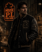 Mouse P.I. For Hire Limited Edition Varsity Jacket