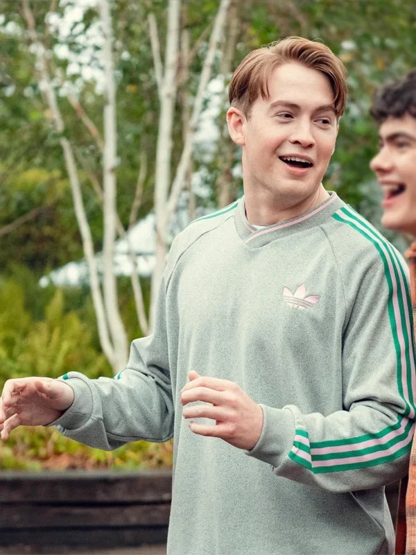 Heartstopper S03 Grey Sweatshirt  Recreated Edition