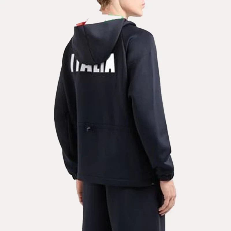 Paris 2024 Olympics Italia Zip Up Hoodie Recreated Edition
