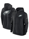 Philadelphia Eagles Black Sideline Club Pullover Hoodie (Recreated Edition)
