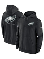 Philadelphia Eagles Black Sideline Club Pullover Hoodie (Recreated Edition)