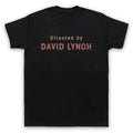 2026 T-shirts Are Selling Well in Summer TWIN PEAKS DIRECTED BY DAVID LYNCH CULT TV SHOW Printed T-shirt