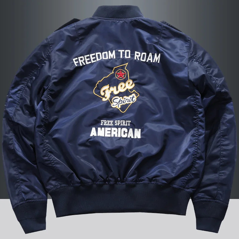 Men's Spring Tactical Army MA-1 Flight Bomber Jacket Male Baseball Varsity College Pilot Air Force Autumn Outwear Coats