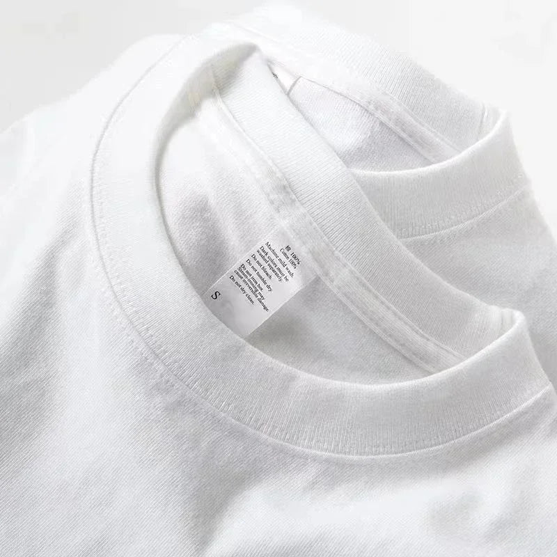 Men's short-sleeved t-shirt, printed with racing cars English graphics loose fit fashionable casual round neck top spring summer
