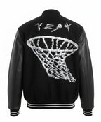 Yeat x Nike Black Varsity Jacket - Recreated Inspired Edition