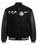 Yeat x Nike Black Varsity Jacket - Recreated Inspired Edition