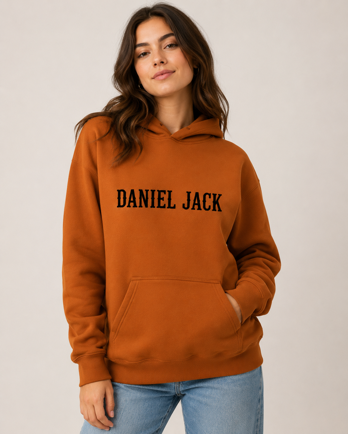 Burnt Orange Daniel Jack Hoodie
