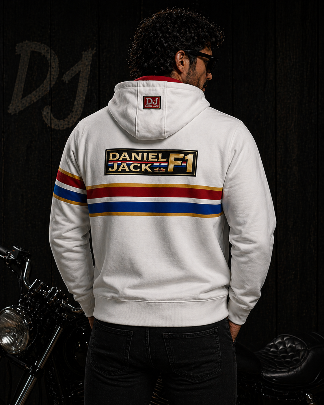 Daniel Jack F1 White Racing Hoodie – Premium Motorsport Edition