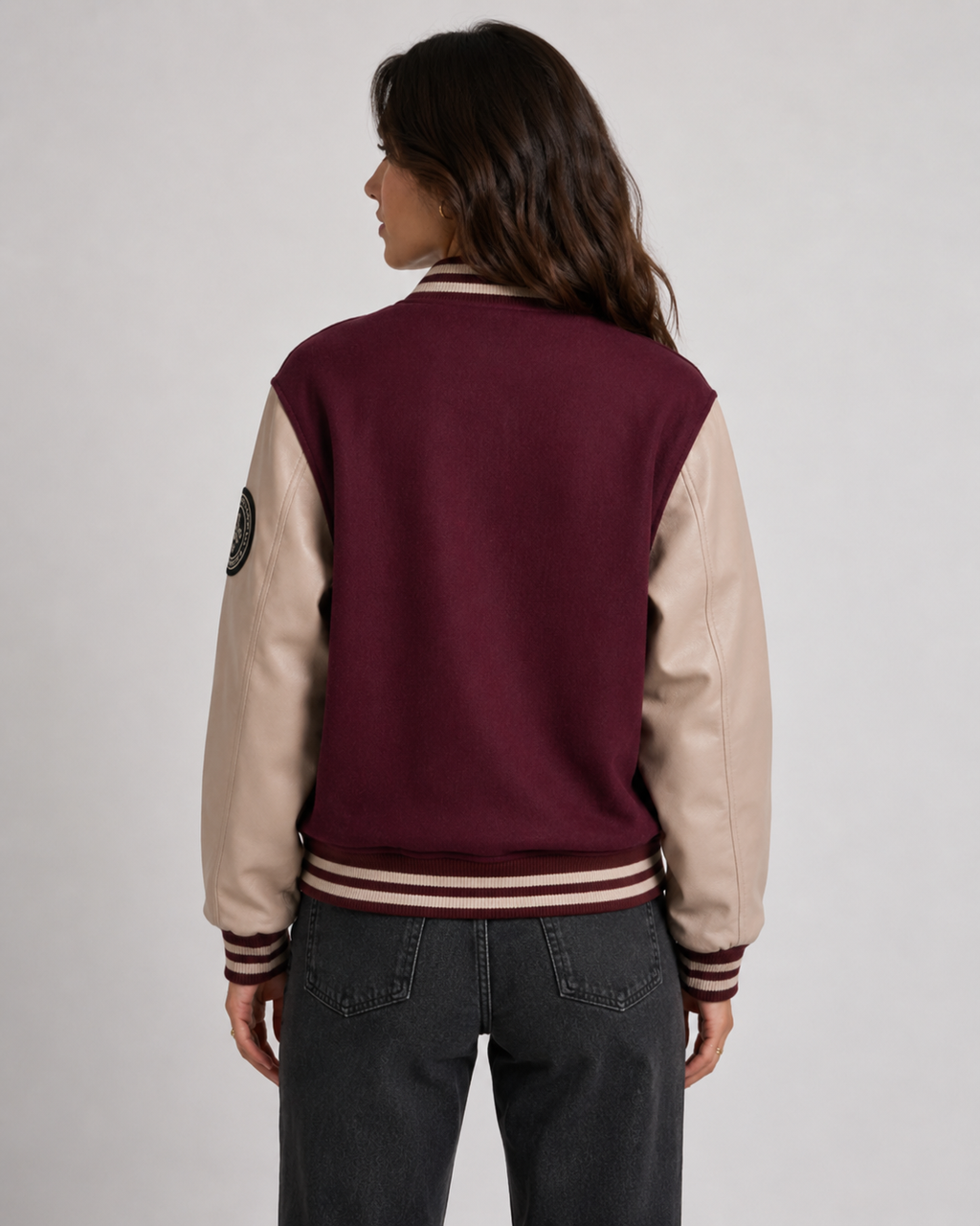 Daniel Jack – Burgundy Star "U" Premium Varsity Jacket
