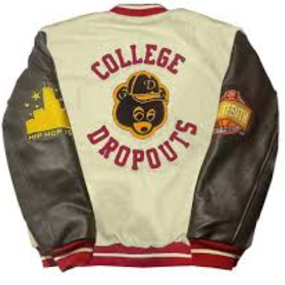Hip Hop College Dropouts Letterman Jacket - Recreated Inspired Edition