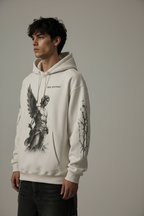 Premium Logo Hoodie angled side view