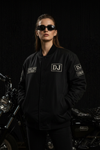 Daniel Jack Racing Club Varsity Jacket - Female Model