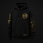 Demon Slayer Gold Hoodie angled view