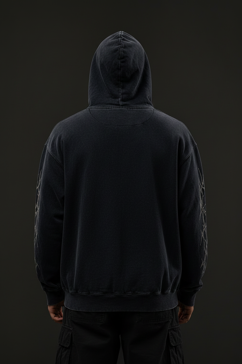 Premium Logo Hoodie back view