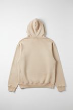 Loyalty sand Premium Logo Hoodie back product view