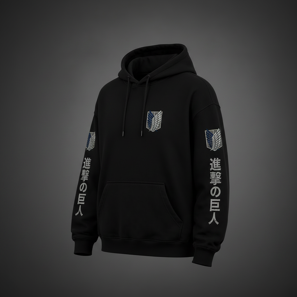 Daniel Jack Premium Logo Hoodie angled view