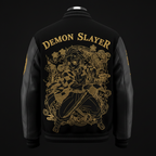 Demon Slayer Premium Varsity Jacket back view