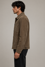 The Craftsman – Premium Suede Leather Chore Jacket - DJ Club