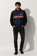 Daniel Jack Club Varsity Puffer Vest – Male Model