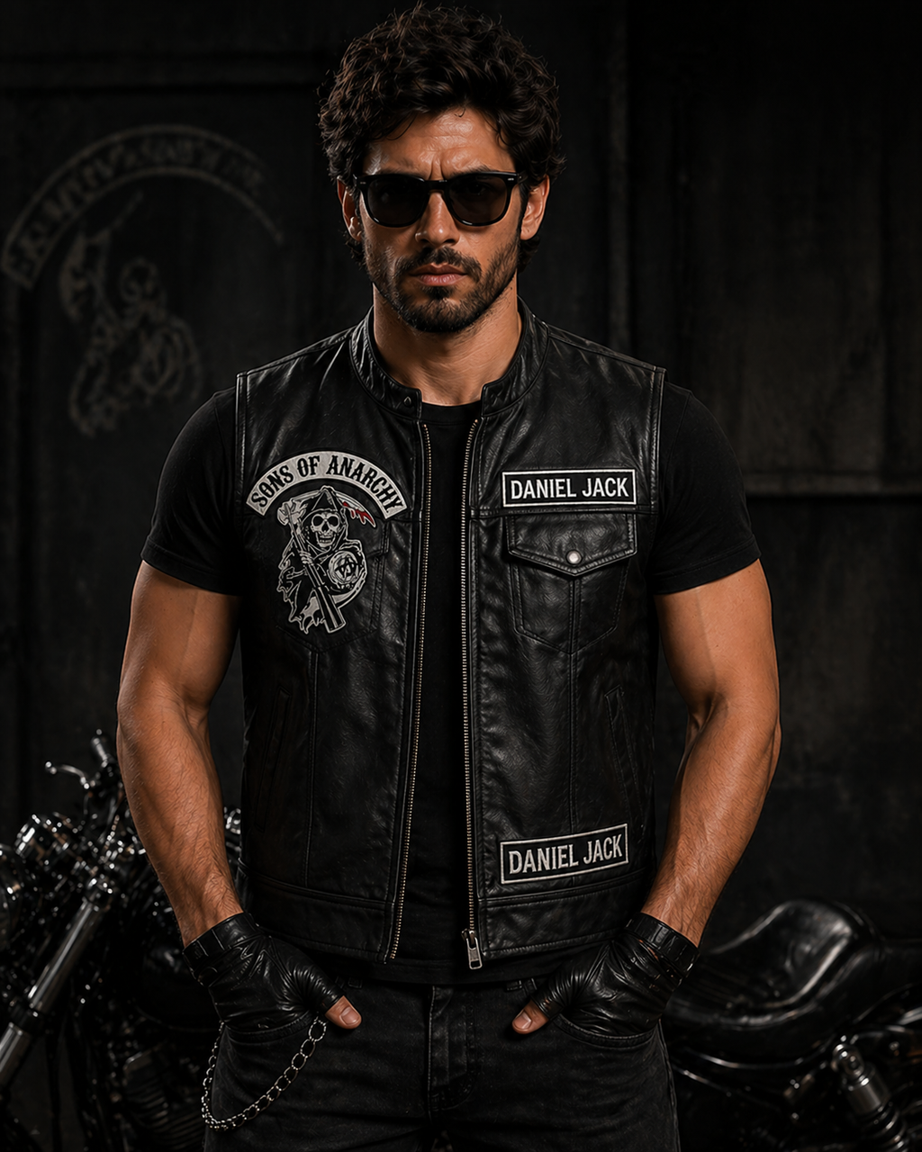 Daniel Jack Club Biker Vest – Sons of Anarchy Edition