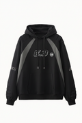 Premium Logo Hoodie front view on white background