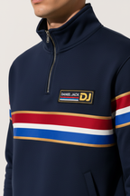 Daniel Jack Club Varsity Jacket - Angled Side View