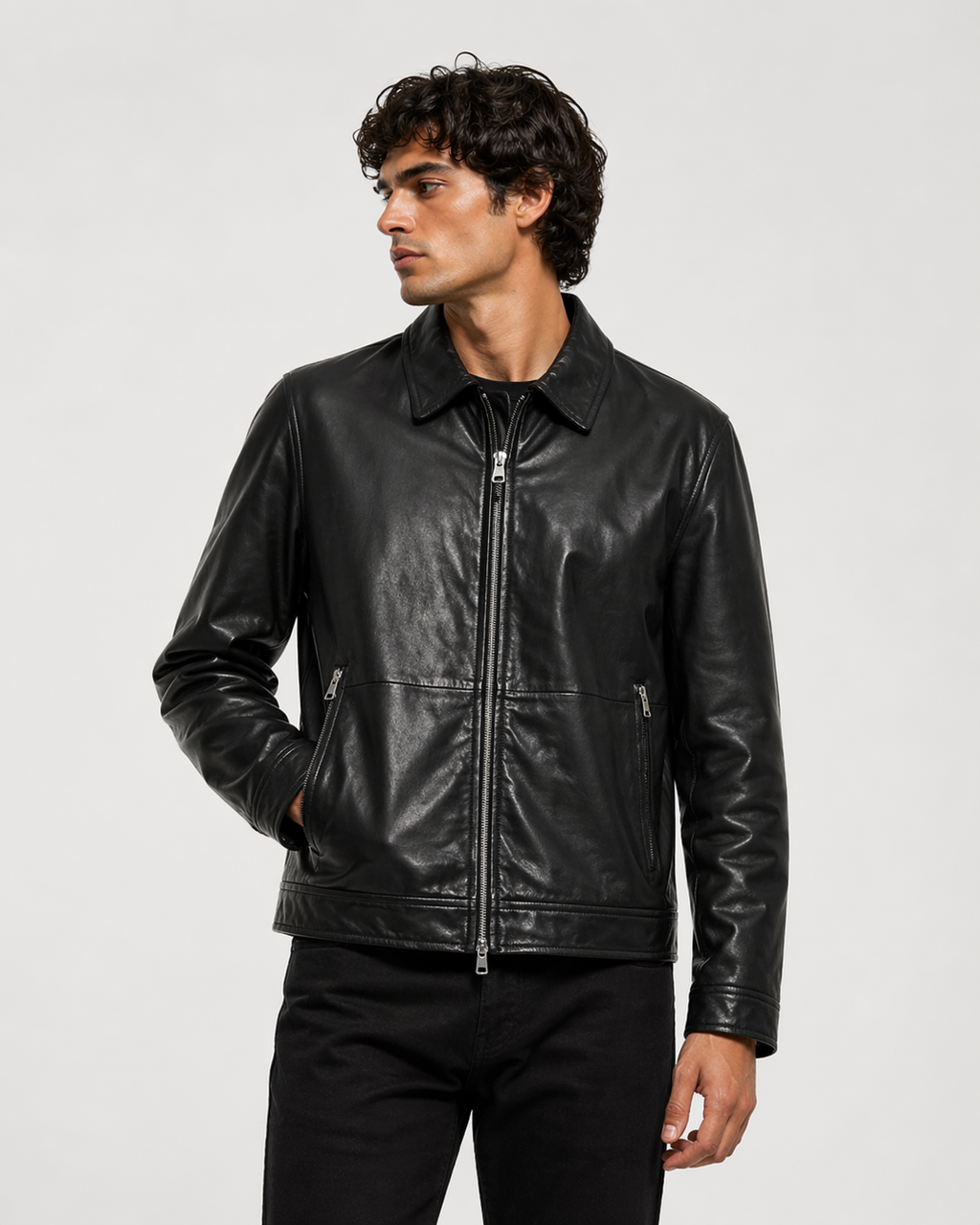 The Classic – Premium Genuine Leather Jacket - DJ  Club Orignal
