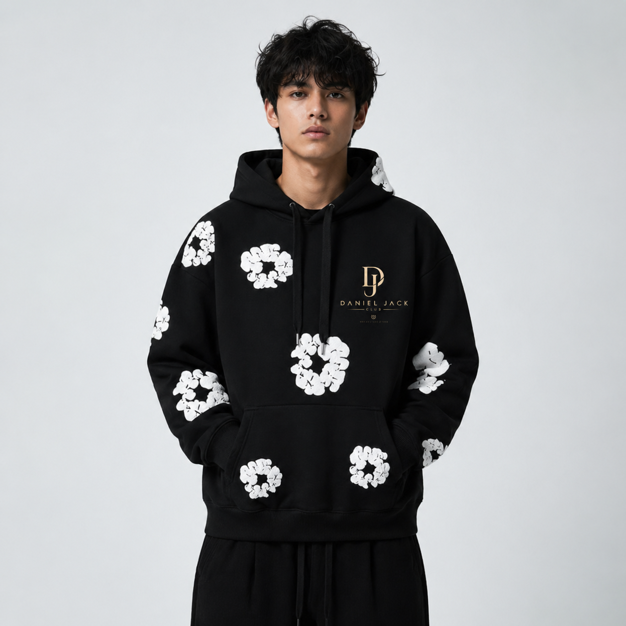 Midnight Bloom Hoodie