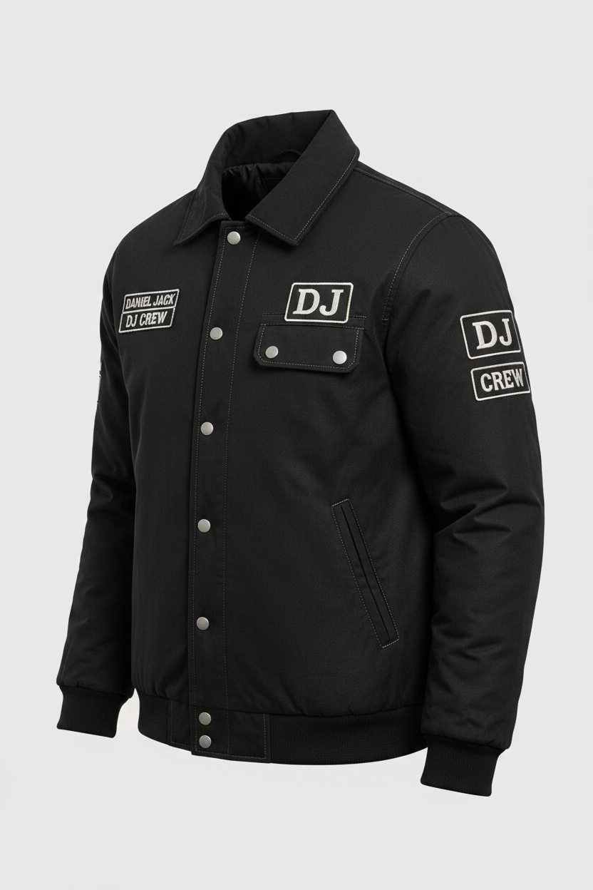 Daniel Jack Racing Club Varsity Jacket - Side View